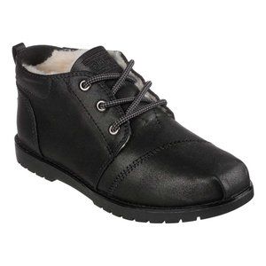 BOBS from Skechers Black Chill Lugs Snuggle Life Ankle Boot